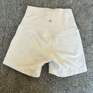 Lululemon Align Shorts White 4” size 2